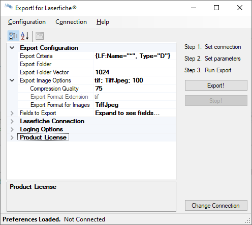 Export! for Laserfiche®